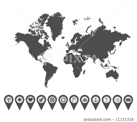 World map icon 4 World map icon 4 11151316