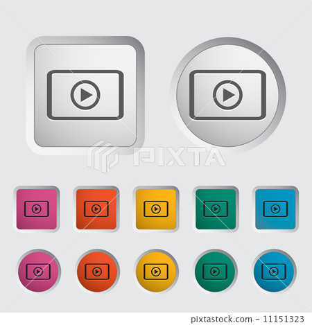 Video player icon. 11151323
