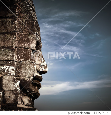 Buddha faces of Bayon temple at Angkor Wat, Siem Reap, Cambodia Buddha faces of Bayon temple at Angkor Wat, Siem Reap, Cambodia 11151506