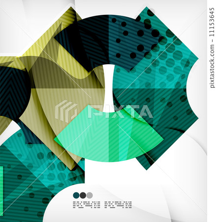 Abstract geometric shapes background 11153645