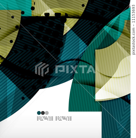Abstract geometric shapes background 11153693