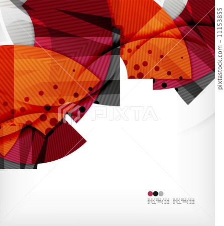 Modern futuristic techno abstract composition 11153855