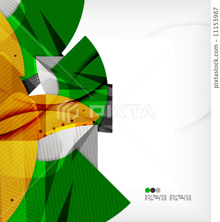 Modern futuristic techno abstract composition Modern futuristic techno abstract composition 11153987