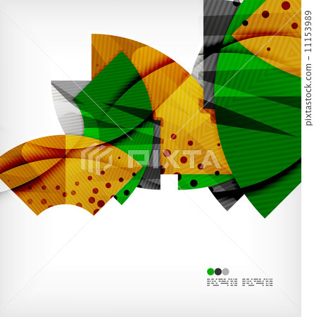 Modern futuristic techno abstract composition Modern futuristic techno abstract composition 11153989