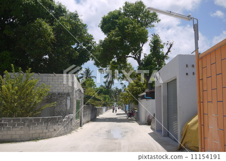 The streets of Maldives The streets of Maldives 11154191