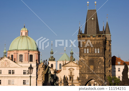 View from Charles bridge in Prague 11154231
