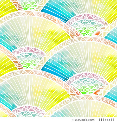 Abstract seamless watercolor pattern [Converted] 11155311