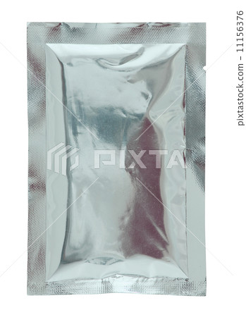 Aluminum foil bag package isolated on white background 11156376