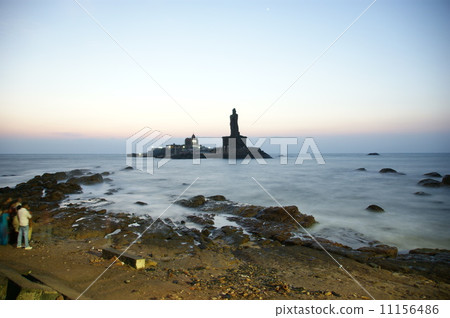 southernmost point of India. Comorin or Kanyakumari, Tamilnadu, India 11156486