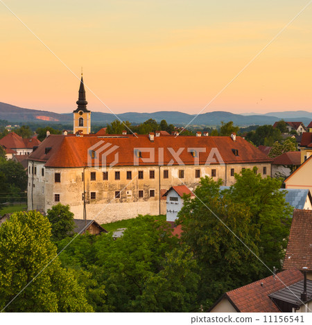Panorama of Metlika, Slovenia, Europe. Panorama of Metlika, Slovenia, Europe. 11156541