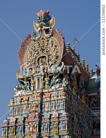 Meenakshi hindu temple in Madurai, Tamil Nadu, South India 11156602