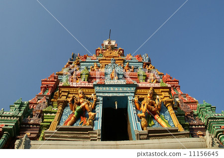 Traditional statues of gods and goddesses in the Hindu temple 11156645