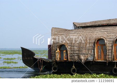 House boat in the Kerala (India) Backwaters. House boat in the Kerala (India) Backwaters. 11156691