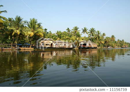 House boat in the Kerala (India) Backwaters. 11156739