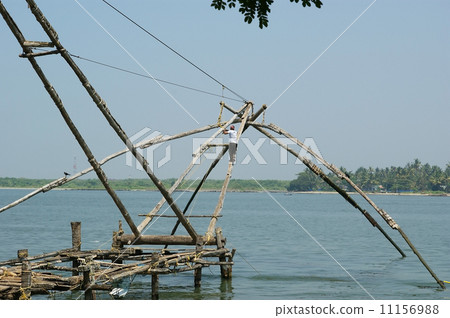 Chinese fishing nets, Cochin, South India Chinese fishing nets, Cochin, South India 11156988