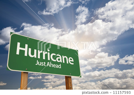 Hurricane Green Road Sign 11157593