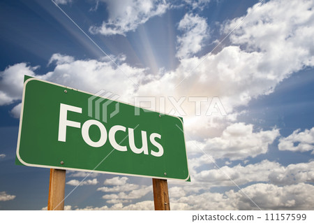 Focus Green Road Sign Focus Green Road Sign 11157599