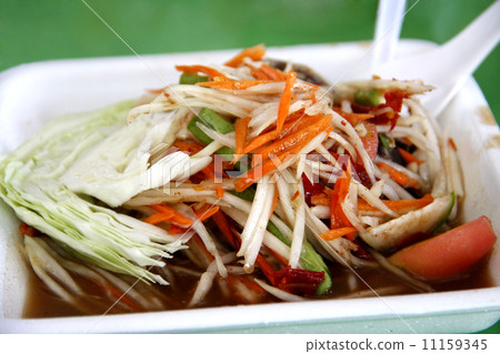 Green papaya salad 11159345
