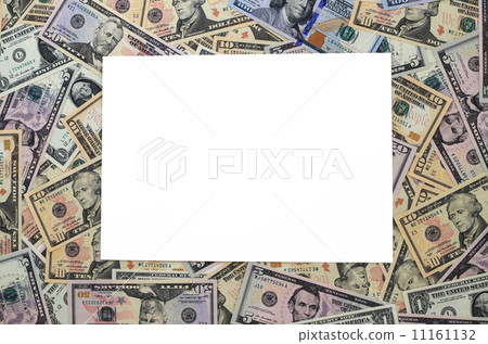 美元框架白色後面 11161132