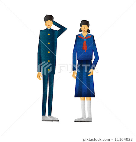 初中學生製服學生服裝學校運行 11164022