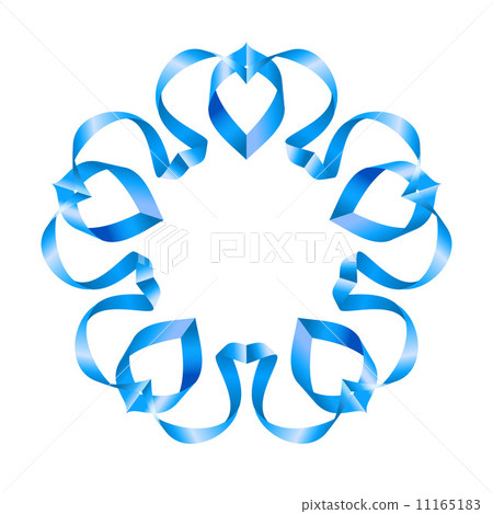 Flowers ribbon 11165183