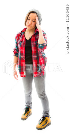 Young woman suffering from headache Young woman suffering from headache 11166489