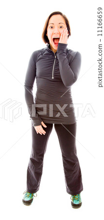 Young woman looking surprised 11166659