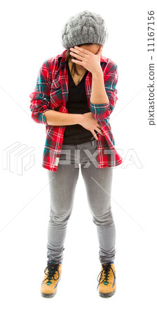 Young woman looking frustrated Young woman looking frustrated 11167156