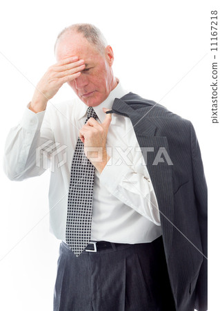 Businessman suffering from headache 11167218
