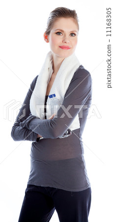 Attractive caucasian girl in her 30 shot in studio Attractive caucasian girl in her 30 shot in studio 11168305