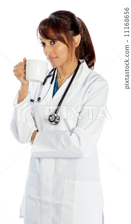 Attractive Indian woman isolated on white background 11168656