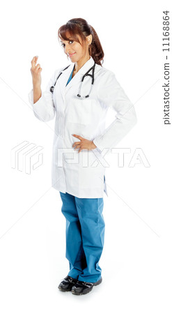 Attractive Indian woman isolated on white background 11168864