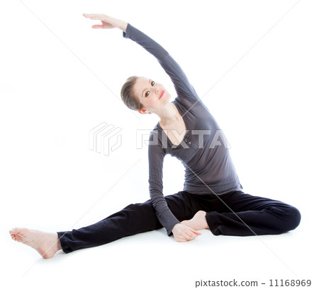 Attractive caucasian girl in her 30 shot in studio 11168969