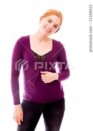 Young woman smiling Young woman smiling 11169422