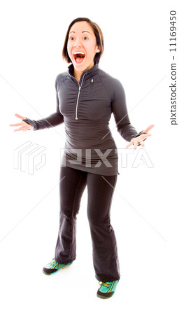 Young woman looking excited 11169450