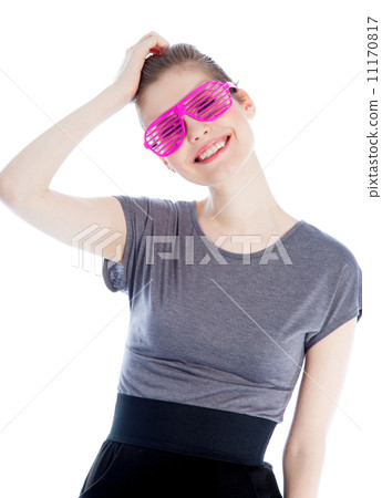 Attractive caucasian girl in her 30 shot in studio Attractive caucasian girl in her 30 shot in studio 11170817