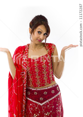 Young Indian woman shrugging 11172287