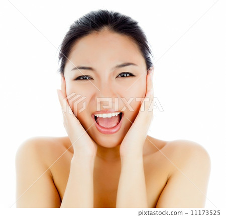 Attractive asian girl 20 years old shot in studio 11173525