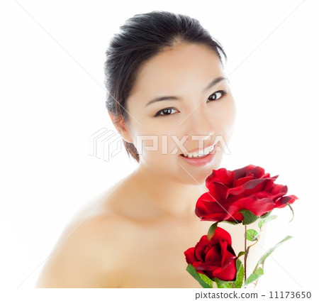 Attractive asian girl 20 years old shot in studio 11173650