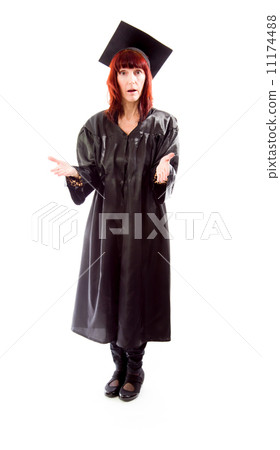 Mature student gesturing Mature student gesturing 11174488
