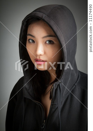 Attractive asian girl 20 years old shot in studio Attractive asian girl 20 years old shot in studio 11174490