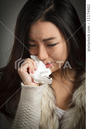 Attractive asian girl 20 years old shot in studio 11174802