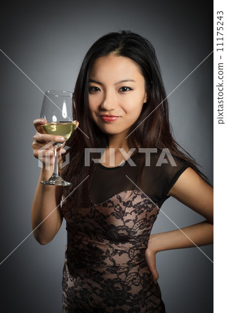 Attractive asian girl 20 years old shot in studio Attractive asian girl 20 years old shot in studio 11175243