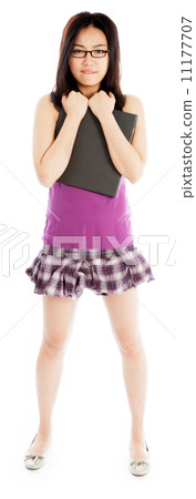Attractive asian girl 20 years old shot in studio 11177707