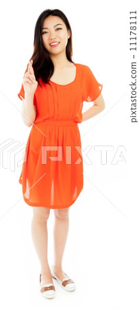Attractive asian girl 20 years old shot in studio 11178111