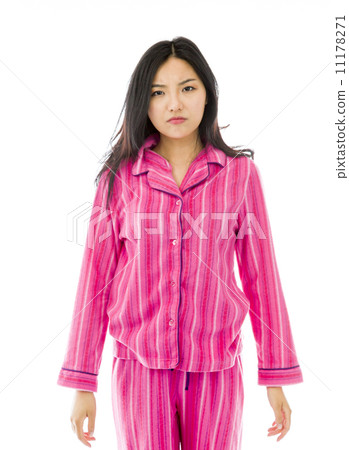 Portrait of a serious young Asian woman Portrait of a serious young Asian woman 11178271