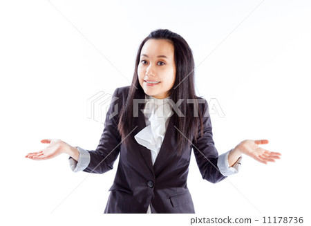 Attractive Asian girl 30s isolated on white background 11178736