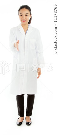 Attractive asian girl 20 years old shot in studio 11178769