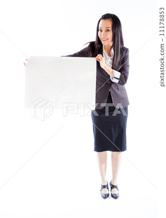 Attractive Asian girl 30s isolated on white background Attractive Asian girl 30s isolated on white background 11178853