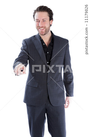 Attractive caucasian man shot in studio 11179826